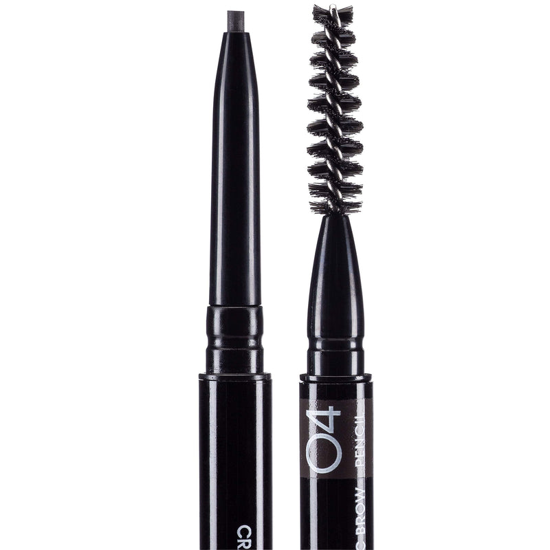 Vivienne Sabo Paris - Automatic Eyebrow Pencil Brow Arcade, Black Brown (Shade 04), Natural Looking Brows, All Day Wear, Cruelty Free Vivienne Sabó