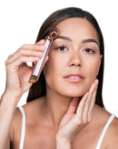 Finishing Touch Flawless Contour Vibrating Facial Roller & Massager, Rose Quartz Finishing Touch