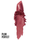 Maybelline Color Sensational Lipstick, Lip Makeup, Cream Finish, Hydrating Lipstick, Nude, Pink, Red, Plum Lip Color, Plum Perfect, 0.15 oz; (Packaging May Vary) Maybelline New York