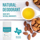 MAGSOL Natural Deodorant for Women & Men - Womens Deodorant with Magnesium - Perfect for Ultra Sensitive Skin, Aluminum Free Deodorant for Women, Baking Soda Free (2 Pack Bundle: Rose & Jasmine) MagSol Organics