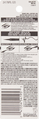 Maybelline New York Master Precise Ink Metallic Liquid Liner, Galactic Metal, 0.06 Fluid Ounce Maybelline New York