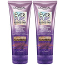 L'Oreal Paris EverPure Sulfate Free Brass Toning Purple Shampoo and Conditioner Kit for Blonde, Bleached, Silver, or Brown Highlighted Hair, 1 kit L'Oreal Paris Store