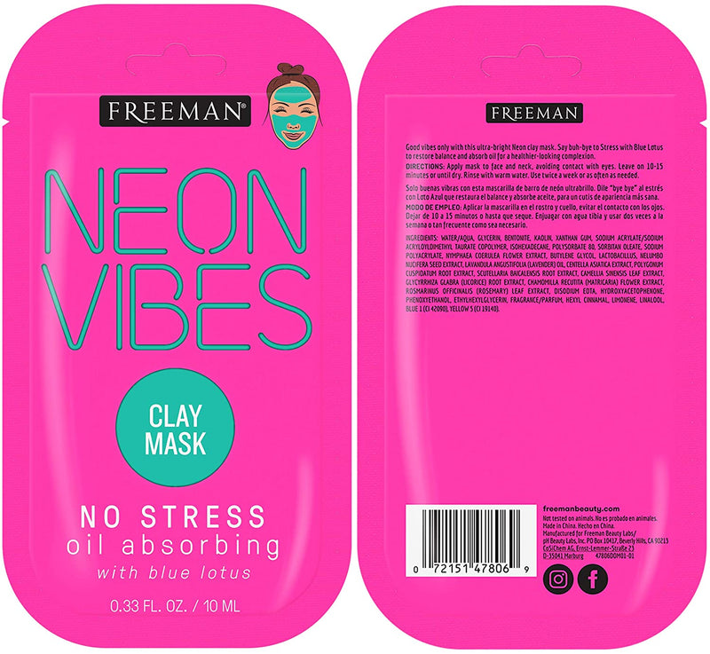 Freeman Facial Mask Variety Pack: Oil Absorbing Clay, Peel Off Pore Minimizer, Hydrating and Balancing Beauty Face Masks, 18 count FREEMAN Store