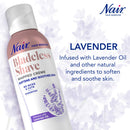 Nair Hair Remover Bladeless Shave Whipped Crème Infused with Lavender Oil, 5oz Nair