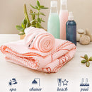 Towel Wraps for Women - Spa Bath Waffle Body Wrap with Adjustable Touch - BBMaxPro Microfiber Dress Towel (Large Pink) BBMaxPro