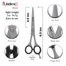 Aideoq Professional Hair Cutting Scissors -Barber Scissors/shears for hair cutting /beard scissors - 6.5" silver Hairdresser Scissors for Men and Women. Aideoq
