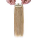 S-noilite 12Inch Clip in Hair Extensions Human Hair One Piece 2 Clips Thick Short Clip in Remy Hair Piece For Women with Thinning Hair Add Hair Volume 17g Dark Blonde S-noilite Store