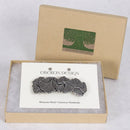 Ginkgo Hair Clip, Hand Crafted Metal Barrette Made in the USA with a Medium 70mm Clip by Oberon Design Oberon Design