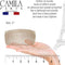 Camila Paris CP2912 French Side Combs Large 2 Pack Curved, Nude Flexible Durable Cellulose Hair Combs, Strong Hold Grip Hair Clips for Women, No Slip Styling Girls Hair Accessories, Made in France Camila Store