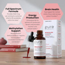 BioActive B12 Liquid Drops, Methylated B12, 5,000 mcg, Vegan, 20 mL Infinity Warehouse