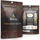 100% Vegan Dry Brushing Body Brush. Firm Dry Brush for Cellulite and Lymphatic. Brushes For Advanced Users. Exfoliating Skin Brush and Free Konjac Sponge, for a Softer, Glowing Skin Belula