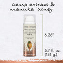 Hair Food Hemp Extract & Manuka Honey Repair Serum, 5.1 fl oz | Hair Repairing Product for Dry, Damaged Hair Hair Food