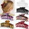 Big Claw Hair Clips for Women Thick Hair, 4.3’’ Jumbo Hair Clips Strong Hold Jaw Hair Clips Hair Catch Barrette Large Banana Clips Hair Styling Accessories(6 Packs) SUNCHARM