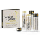 HummingBee Beeswax Lip Balm, Feel the Difference, Unscented, Unflavored, Natural Lip Care, 0.17 Ounce, Pack of 4 HummingBee