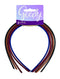 Goody Ouchless Classic Headband - 5 Count, Assorted Colors - For All Hair Types - Beautiful Design for Instant Style - Pain-Free Hair Accessories for Women, Men, Boys, and Girls GOODY