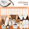 Bath and Body Gift Basket Set for Women - Coconut Vanilla Spa Gift Basket for Women 17-Piece Luxury Bath Gift Set with Shower Gel Self Care Pampering Gifts for Mothers Day, Christmas, Birthday Gifts Infinity Warehouse