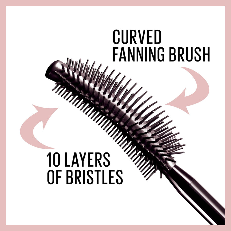 Maybelline Lash Sensational Waterproof Mascara, Brownish Black, 0.32 Fl Oz; (Packaging May Vary) Maybelline New York