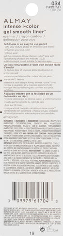 Almay Gel Smooth Eyeliner, Espresso, 1 count Almay