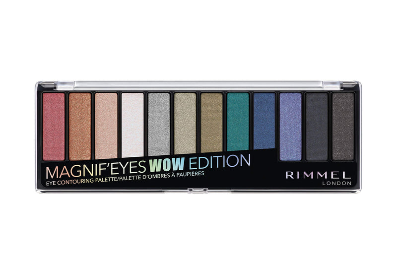 Rimmel Magnif'eyes Eyeshadow Palette, Wow, 0.5 Ounce, Pack of 1 Rimmel