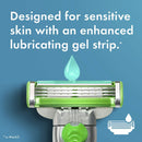Gillette Mach3 Sensitive Razors for Men, 1 Gillette Razor, 5 Razor Blade Refills, Designed for Sensitive Skin Gillette