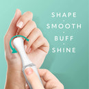 Replacement Discs for Bellasonic 4-in-1 Rechargeable Electric Nail File Set with Unique Oscillating Head – Shape, Smooth, Buff & Shine Nails | Remove Cuticles & Calluses (2 Sets) Bellasonic
