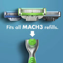 Gillette Mach3 Sensitive Razors for Men, 1 Gillette Razor, 5 Razor Blade Refills, Designed for Sensitive Skin Gillette