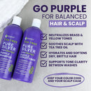 Tea Tree Purple Shampoo & Conditioner Set for Bleached, Silver & Gray Hair Infinity Warehouse