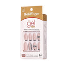 KISS Gold Finger Posh Queen Gel Glam Full Cover Nails (GF56) KISS
