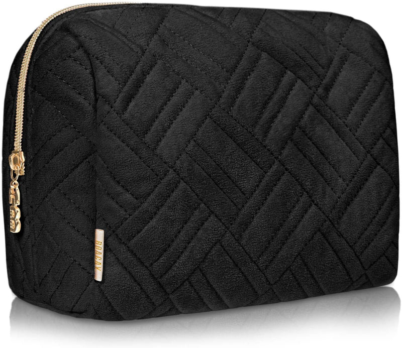 Large Cosmetic & Toiletry Bag, Zippered Makeup Pouch for Women & Girls, Travel Cute Organizer Suitable for Purse, Versatile Bag with Multiple Compartments for Makeup, Toiletries, Pencils, Accessories BOACAY Store