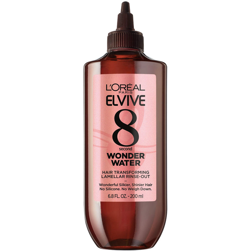 L’Oreal Paris Elvive 8 Second Wonder Water Lamellar, Rinse out Moisturizing Hair Treatment for Silky, Shiny Looking Hair, 6.8 FL; Oz L'Oreal Paris
