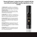 GROOM & PROSPER - Comfort Post-Shave Cooling Moisturizer with Hyaluronic Acid, Salicylic Acid, Beet Root Extract, Borage Seed Oil, Cocoa Butter, and Brazil Nut Oil - 1.7 Oz Groom & Prosper