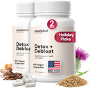 Nourished Detox + Debloat – Daily Digestive Support for Women, 60 Capsules Infinity Warehouse