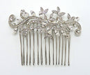 Faship Gorgeous Clear Crystal Floral Hair Comb Faship