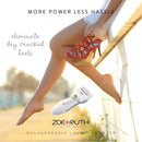 Zoe+Ruth Electric Callus Remover USB Rechargeable Pedicure Foot File tool for Dry Cracked Skin on your Heels and Feet. International Charger, 3 Rollers, Travel Storage Case + 5 Pack Roller Bundle Zoe+Ruth