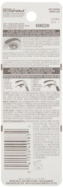 Maybelline New York Brow Drama Shaping Chalk Powder, Soft Brown, 0.035 fl. oz. Maybelline New York