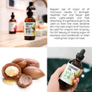 Argan Oil Organic, Virgin, 100% Pure, Cold Pressed Argon Oil Serum For Hair Stimulate Growth for Dry and Damaged Hair. Argan Oil for Skin Body Moisturizer. Nails Protector 4 oz Premium Nature