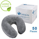 EARTHLITE Fitted Disposable Face Cradle Covers – Medical-Grade, Soft, Non-Sticking Massage Face Covers/Headrest Covers for Massage Tables & Massage Chairs, 50 Count EARTHLITE