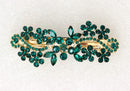 Faship Gorgeous Green Crystal Hair Barrette Clip Faship