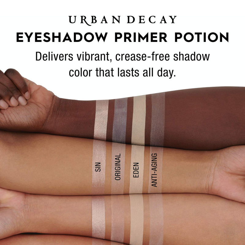 Urban Decay Eyeshadow Primer Potion, Eden - Award-Winning Nude Matte Eye Primer for Crease-Free Eyeshadow & Makeup Looks - Lasts All Dayß - 0.33 fl oz URBAN DECAY