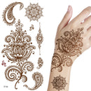 Supperb Temporary Tattoos - Inspired Mehndi Desige Temporary Henna Tattoos Supperb