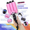 Babe Waves Jumbo Hair Curling Wand | Triple Barrel Waving Iron | Trademark Beauty Dual Voltage Hair Waver with 32mm Barrels Babe Waves Store