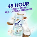Degree Antiperspirant Deodorant For Women Coconut & Hibiscus 48-Hour Protection 2.6 oz 4 count DEGREE Store