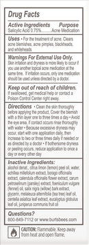 Burt's Bees Natural Acne Solutions Targeted and Minimizing Spot Treatment for Oily Skin, 0.26 Oz (Package May Vary) Burt's Bees