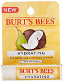 Burt's Bees 100% Natural Moisturizing Lip Balm, Coconut & Pear with Beeswax & Fruit Extracts - 1 Tube Burt's Bees