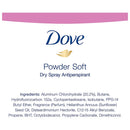 Dove Advanced Care Dry Spray Antiperspirant Deodorant for Women, Powder Soft, for 48 Hour Protection And Soft And Comfortable Underarms, 3.8 oz 3 Count Dove Store
