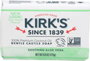 Kirk's Original Coco Castile Bar Soap Soothing Aloe Vera 4 Ounces (1 Pack) Kirk's