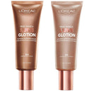 L’Oréal Paris True Match Lumi Glotion Medium and Deep Bundle, Highlighter and Bronzer For Radiant Glow, Pack of 2 Infinity Warehouse