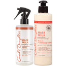 Carol’s Daughter Hair Milk Refresher Spray and 4 in 1 Combing Creme Hair Detangler, for Curls, Coils, Kinks, and Waves, with Agave Nectar Carol's Daughter
