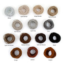 Heliums Beige Blonde Thin 2mm Hair Elastics, Color Match Hair Ties for Fine Hair, 1.75 Inch Standard Size - 40 Count Heliums Store