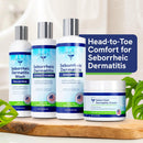 Sulfate-Free and Fragrance Free Shampoo and Conditioner Set, Safe for Seborrheic Dermatitis, To Soothe Dry and Itchy Scalp - Anti-Dandruff Shampoo and Conditioner for Dry Scalp (16oz) Infinity Warehouse